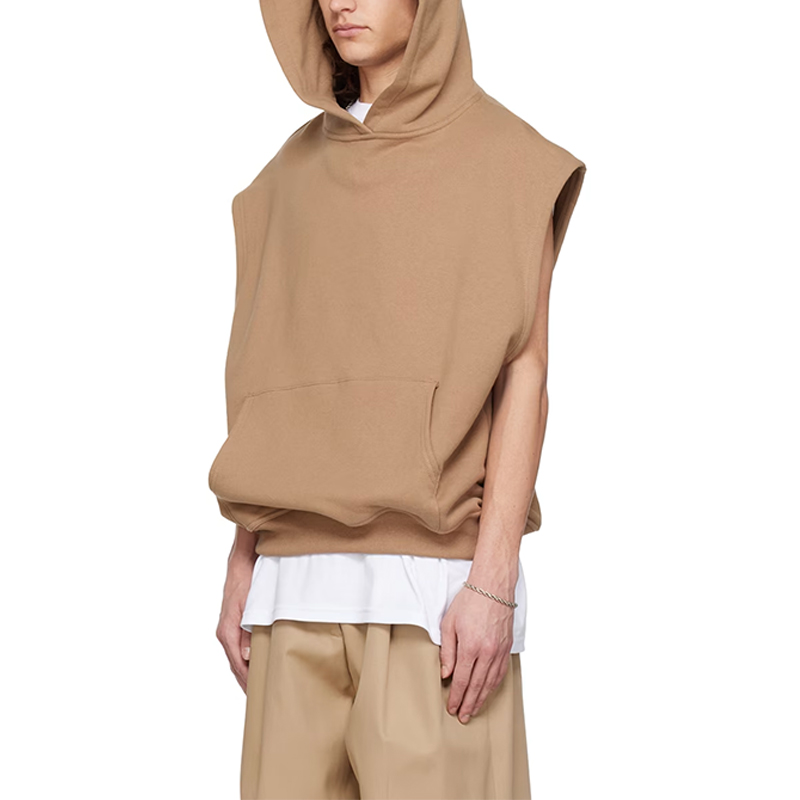hongfeng offers sleeveless hoodies for men with versatile designs and premium fabrics.